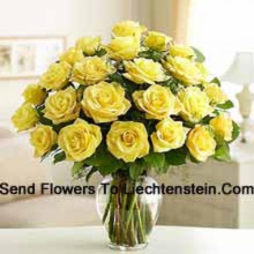 25 Divine Yellow Roses