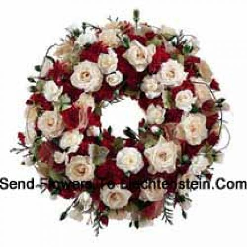 Stunning Mixed Flower Wreath